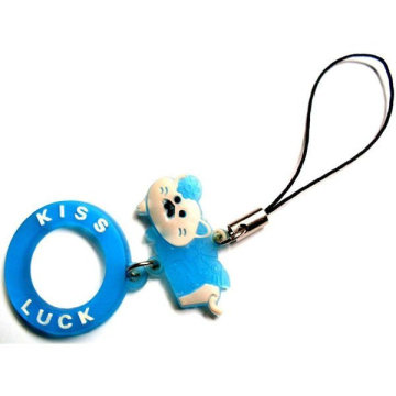 pvc mobile pendant for promotion,gift,bags,mobile phone and mass selling